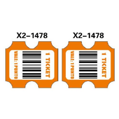 TICKET ARANCIONE (Short) 200.000pz per cartone…x1